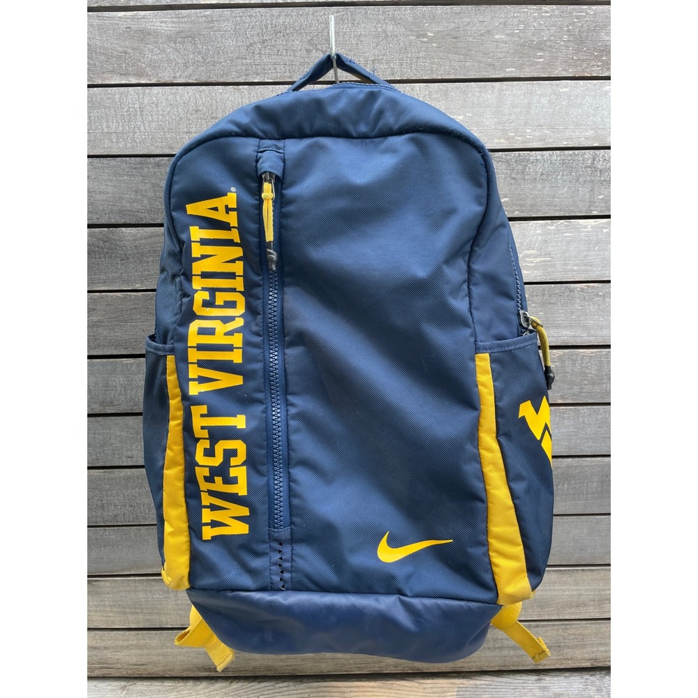 Nike Vapor Backpack West Virginia Mountaineers WVU Navy Blue Gold A11781-WVRG